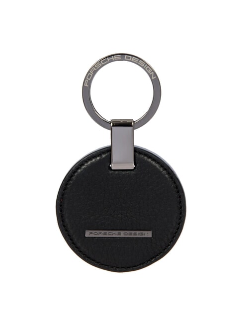 PORSCHE DESIGN CIRCLE Schlüsselanhänger aus Leder Schwarz - Schlüsselanhänger und Schlüsseletuis
