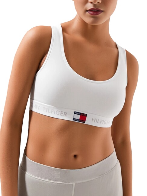 TOMMY HILFIGER TH Ungepolstertes Bralette Weiß - BHs Damen