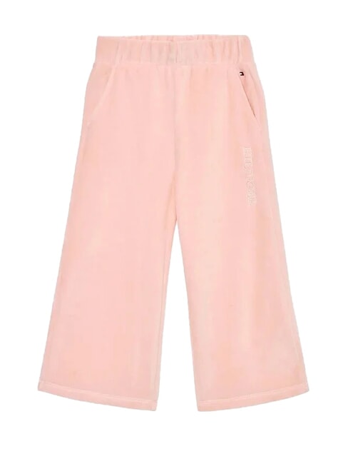 TOMMY HILFIGER TH KIDS Weite Chenillehose rosa Kristall - Kinderhosen