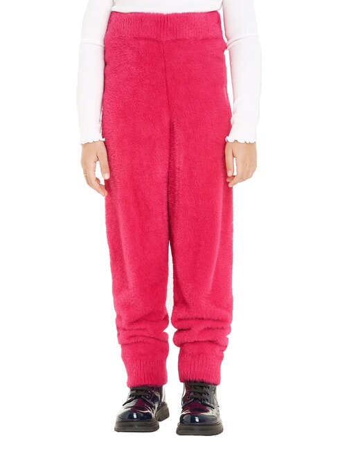 TOMMY HILFIGER TH KIDS Weiche Hose im Relaxed Fit heißes Magenta - Kinderhosen