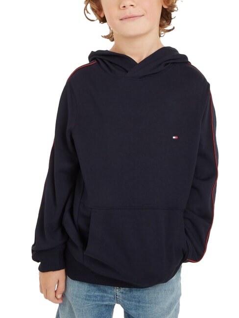 TOMMY HILFIGER TH KIDS Kapuzenpullover mit Logoärmeln Wüstenhimmel - Sweatshirts Kinder