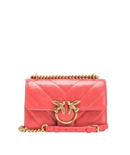 PINKO LOVE ONE MINI Mini-Tasche aus Spaltleder - Damentaschen