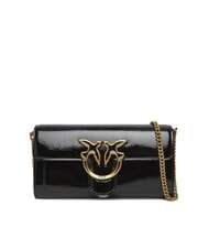 PINKO LOVE ONE Mini-Umhängetasche mit Glänzendem Muster - Damentaschen