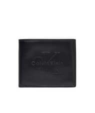 CALVIN KLEIN BOLD LOGO Ledergeldbörse mit Münzfach - Brieftaschen Herren