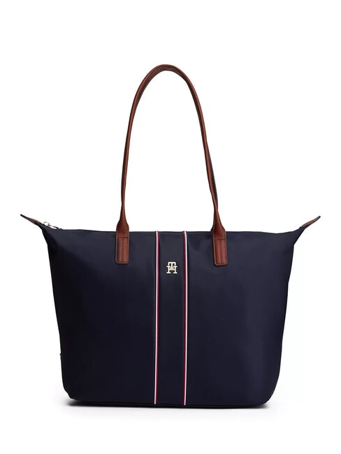 TOMMY HILFIGER POPETTE Schulter-Einkaufstasche Space Blue Corp - Damentaschen