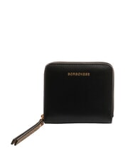 BORBONESE BIRDIE Kleine Lederbrieftasche mit Rundum-Reißverschluss - Brieftaschen Damen