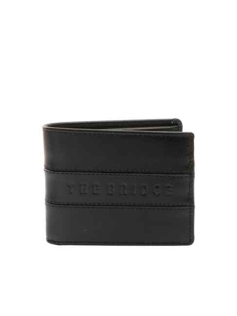 THE BRIDGE VACCHERECCIA Geldbörse mit Überschlag, aus Leder Schwarz - Brieftaschen Herren