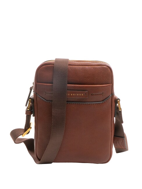 THE BRIDGE SERRISTORI Ledertasche BRAUN - Umhängetaschen Herren