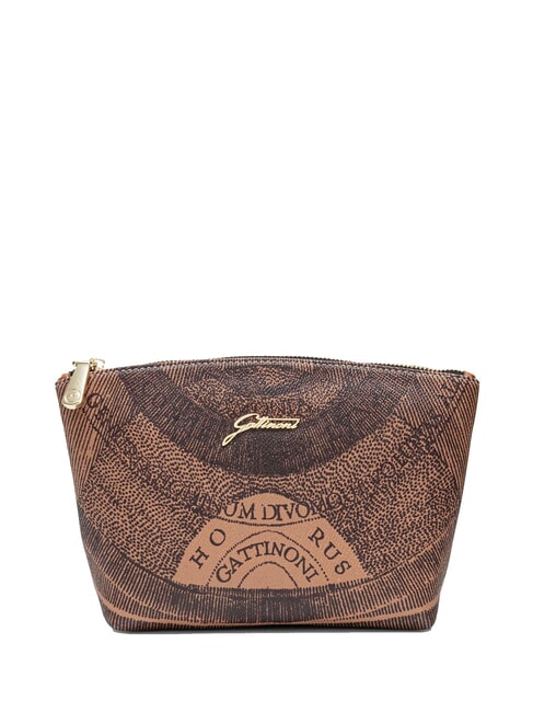 GATTINONI PLANETARIUM Mittlere Schönheit monochrom dunkelbraun - Etuitaschen &amp; Necessaire