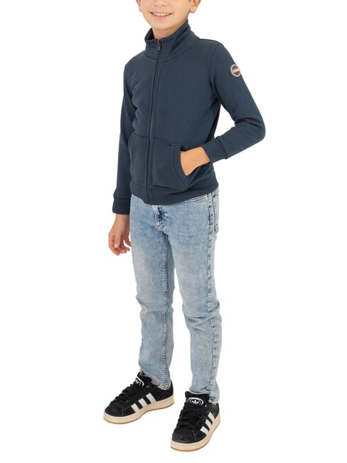COLMAR CONNECTIVE KIDS Rollkragen-Sweatshirt mit durchgehendem Reißverschluss marineblau - Sweatshirts Kinder