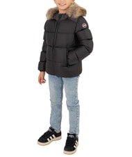 COLMAR E-CONCRETE Daunenjacke mit Kapuze schwarzer Vulkan - Kinder Jacken - 1