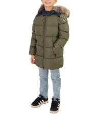 COLMAR E-CONCRETE KIDS Gesteppte Daunenjacke mit Kapuze - Kinder Jacken