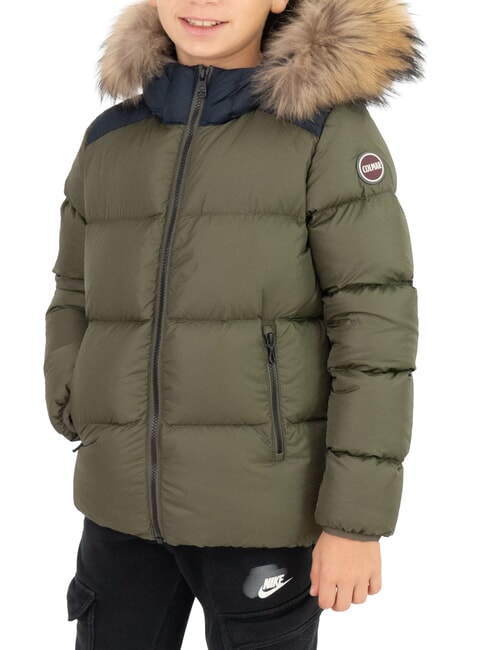 COLMAR E-CONCRETE Daunenjacke mit Kapuze bush-navyblue-vulca - Kinder Jacken