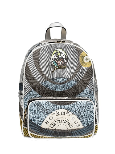 GATTINONI PLANETARIUM Mittelgroßer Rucksack Mond/Weiß - Damentaschen