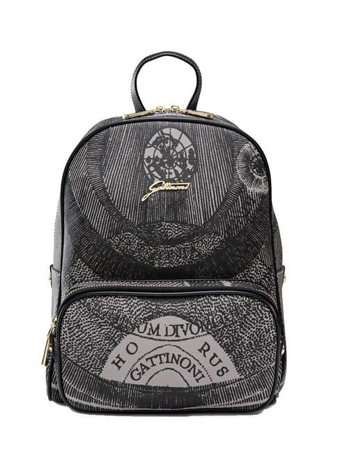 GATTINONI PLANETARIUM Mittelgroßer Rucksack monochrom hellgrau/schwarz - Damentaschen