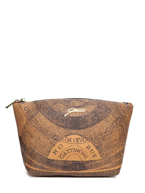 GATTINONI PLANETARIUM Mittlere Schönheit einfarbige Bräune - Etuitaschen &amp; Necessaire