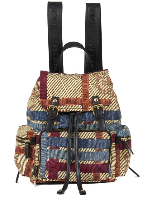 GATTINONI PLANETARIUM Rucksack kariert/schwarz - Damentaschen