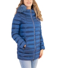 COLMAR DELUXE Damen Daunenjacke mit Fellkapuze darkoxford-darkste - Daunenjacken für Damen - 1