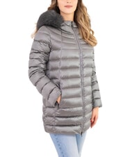 COLMAR FRIENDLY Mittellange Daunenjacke mit Kapuze dunkler Stahl-dunkler Stahl - Daunenjacken für Damen - 1