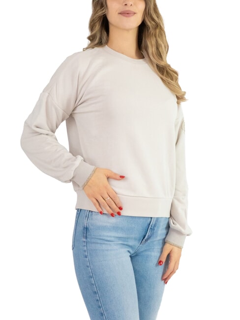 COLMAR CONNECTIVE Sweatshirt mit Cut-out auf der Rückseite und Glitzerdetails Porzellan - Sweatshirts Damen