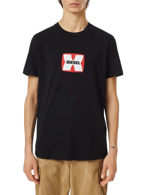 DIESEL T-DIEGOR Baumwoll-T-Shirt Schwarz - Herren-T-Shirts