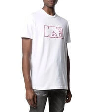 DIESEL T-DIEGOR Baumwoll-T-Shirt Wei&szlig; - Herren-T-Shirts - 1