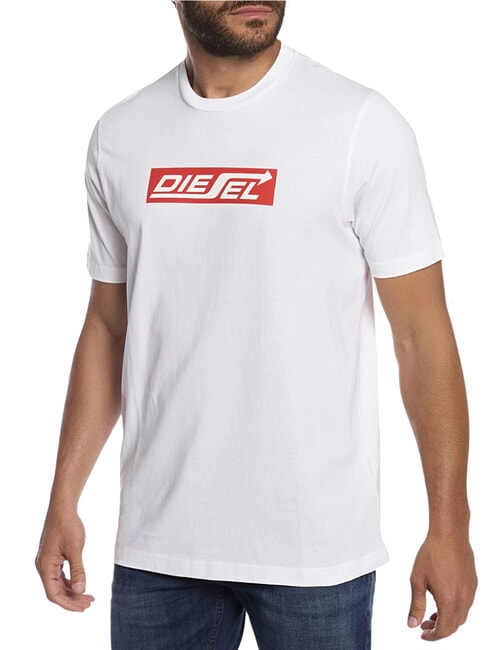 DIESEL T-JUST Baumwoll-T-Shirt Weiß - Herren-T-Shirts