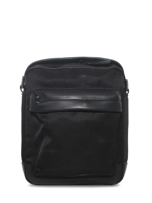 CERRUTI BRAD Tasche aus Leder und Nylon Schwarz - Umhängetaschen Herren