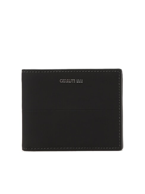CERRUTI CERRUTIS 6-Kreditkarten-Geldbörse aus Leder Schwarz - Brieftaschen Herren