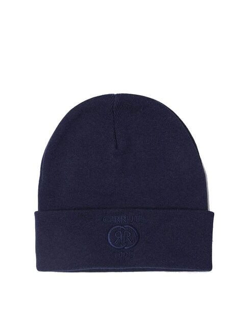 CERRUTI BEANIE Cap mit gesticktem Logo Blau - Mützen/Hüte