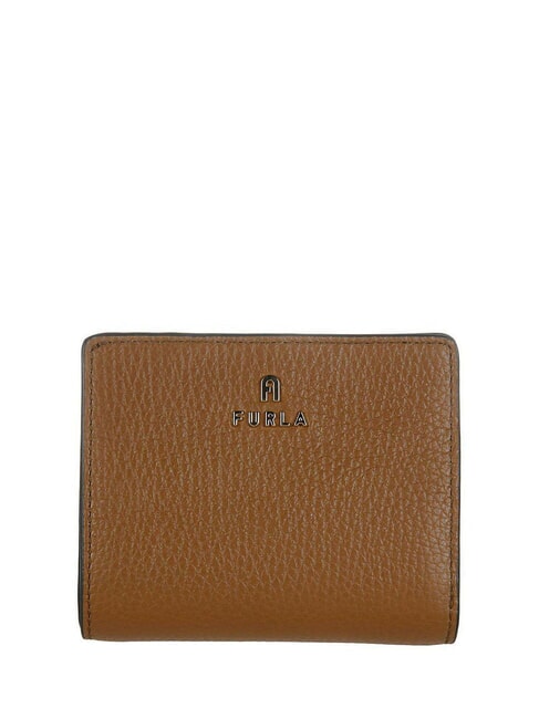FURLA CAMELIA Kompakte Lederbrieftasche Cognac - Brieftaschen Damen