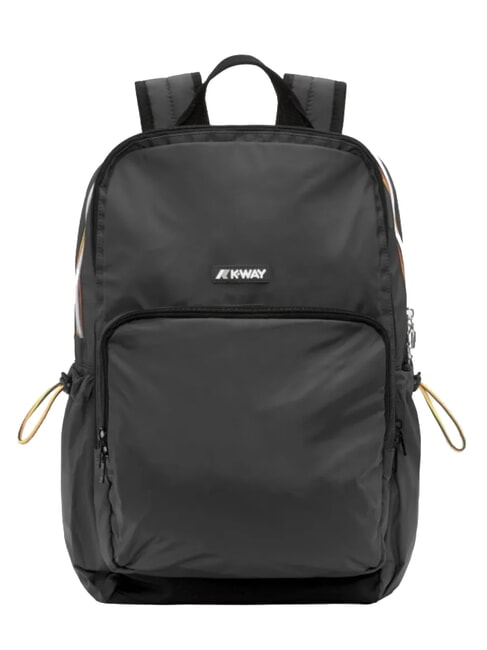 KWAY GIZY Nylonrucksack für 15-Zoll-Laptop grauer Schatten dk - PC-Rucksäcke