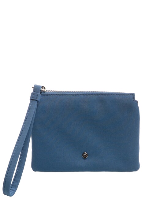 SAMSONITE POUCHY Mini-Clutch mit 3 Fächern INDIGO BLAU - Damentaschen