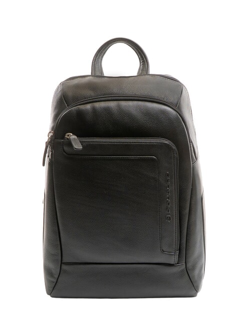PIQUADRO X1 13 "Laptop-Rucksack aus Leder Schwarz - PC-Rucksäcke