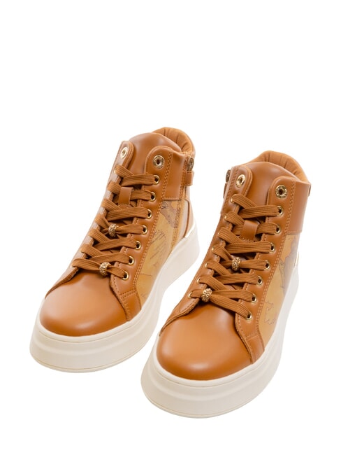 ALVIERO MARTINI PRIMA CLASSE GEO High-Top-Sneaker Leder / Geobeige - Damenschuhe