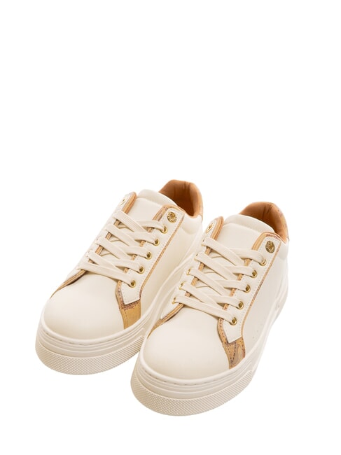 ALVIERO MARTINI PRIMA CLASSE GEO Turnschuhe Weiß / Geo-Beige - Damenschuhe