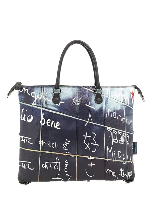 GABS G3 PLUS LARGE MULTICOLOR Verwandelbare flache Einkaufstasche Ich liebe dich - Damentaschen