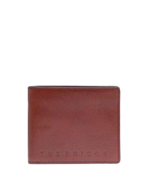 THE BRIDGE GIACOMO Lederbrieftasche Braun / Ruthenium - Brieftaschen Herren