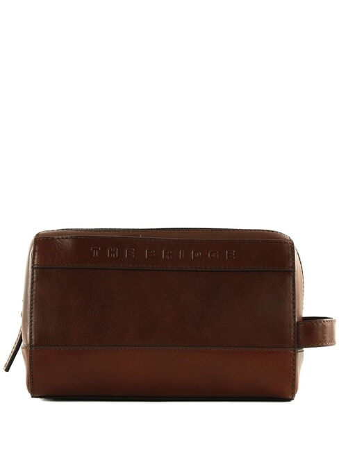 THE BRIDGE GIACOMO  Schönheit in Leder Braun / Ruthenium - Beauty-Case