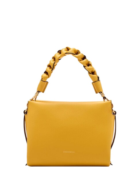 COCCINELLE BOHEME Handtasche, mit Schultergurt, aus Leder sonnig - Damentaschen