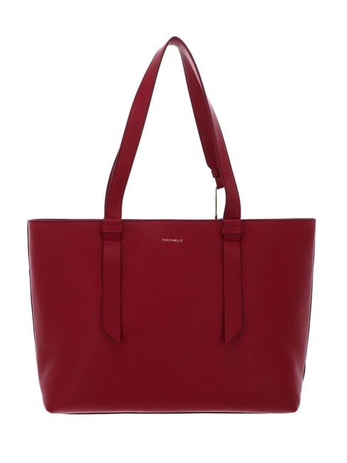 COCCINELLE MALORY  Schulter-Shopper aus Leder Sangria - Damentaschen