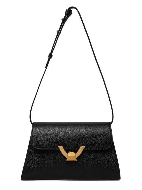 COCCINELLE DEW Umhängetasche aus Leder Schwarz - Damentaschen