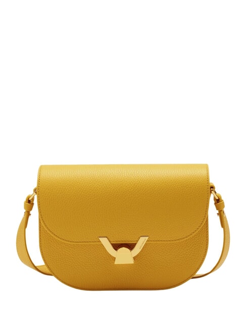 COCCINELLE DEW Umhängetasche aus gehämmertem Leder sonnig - Damentaschen