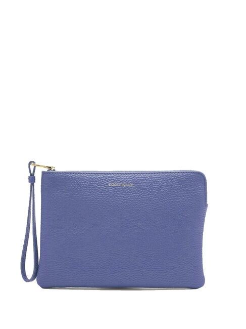 COCCINELLE ALIAS Clutch aus Leder Blau - Damentaschen
