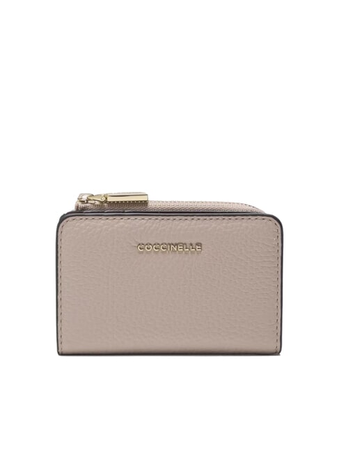 COCCINELLE METALLIC TRICOLOR Ledergeldbörse schwarz - Brieftaschen Damen