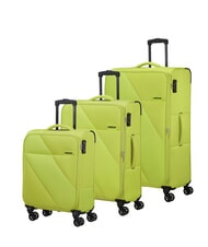 AMERICAN TOURISTER SUN BREAK Set mit 3 Trolleys: Kabine+mittel, groß exp - Trolleyset