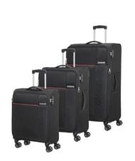 AMERICAN TOURISTER FUN CRUISE Set mit 3 Trolleys: Kabine+mittel, groß exp - Trolleyset