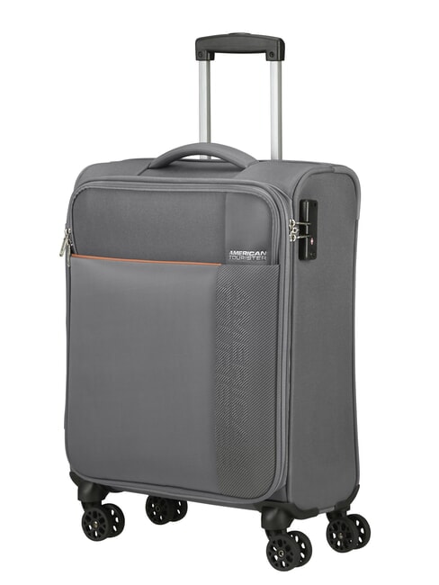 AMERICAN TOURISTER FUN CRUISE Handgepäcktrolley grau/orange - Handgepäck