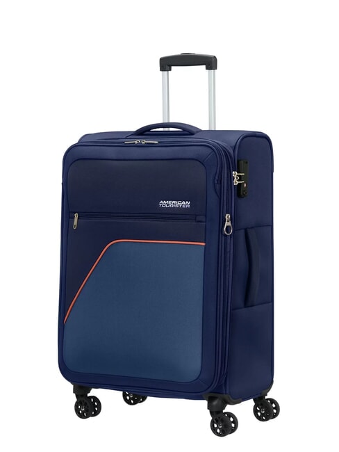 AMERICAN TOURISTER SKY SURFER Mittelgroßer erweiterbarer Trolley DUNKEL - Halbharte Trolleys