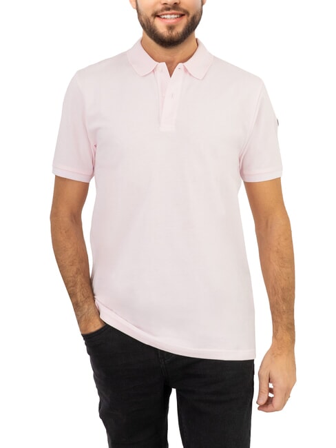 COLMAR START Kurzarm-Poloshirt mit normaler Passform leicht rosa/weiß - Herren-Polo-Shirts/Herren-Polo-Shirt/Herrenpoloshirt/Herrenpoloshirts
